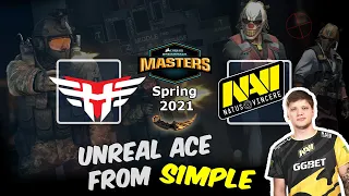 Нереальный ACE оформляет S1mple, Heroic vs Natus Vincere, DreamHack Masters Spring 2021