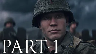 CALL OF DUTY WW2 - Gameplay Walkthrough - Campaign Mission 1 - D Day - Part 1 - [No Commentary]