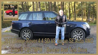 2017 Range Rover 4 4 SD V8 Vogue SE Auto 4WD Euro 6 YG17MPH  | Review And Test Drive