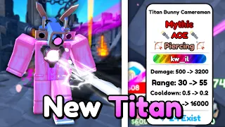 Titan Bunny Cameraman VS Endless Mode In Toilet Tower Defense (Roblox)