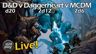 d20play Live 38 | D&D v Daggerheart v MCDM RPG