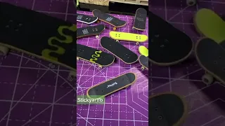 Best Fingerboard Grip job Contest 🏆 #stickyartfbgrip #fingerboard