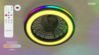Ventilador Gamer LED RGB - Mantra