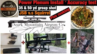 FX Impact power plenum install + accuracy test / ATN scope/Catch N Cook Squirrel