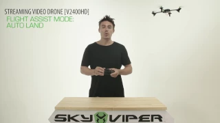 HOW TO AUTO LAND: Sky Viper Video Drone - v2400HD