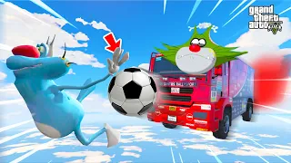 Oggy Playing Football In FACE TO FACE CHALLENGE Super Funny😱! GTA5