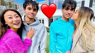 Dating a TWIN for 24 hours!! (Don't Tell Carter) ft. Lucas and Marcus