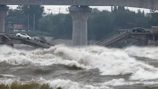 River burst now, China city under sea! Houses and cars flooded in Guangdong