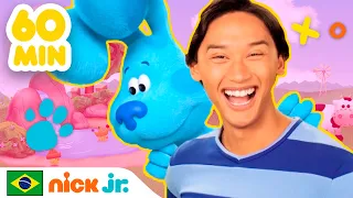 Pistas de Blue e Você | 1 HORA de brincadeiras sem parar com a Blue e o Josh! | Nick Jr. Português