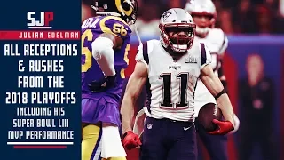 Julian Edelman: All Receptions & Rushes from the 2018 Playoffs