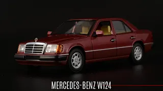 Mercedes-Benz 230E W124 // Minichamps // Масштабные модели автомобилей нашего двора 1:43