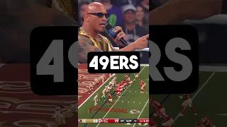 The Rock Comparing Cody Rhodes Story To The SF 49ers SuperBowl Loss To The KC Chiefs #Shorts