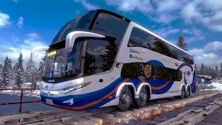Marcopolo Paradiso G7 1800 DD EMEBUS en Brasil con Nieve! Euro Truck Simulator 2