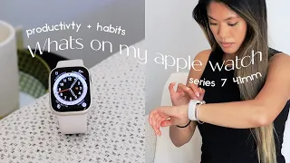 Whats on my Apple Watch + BEST apps for productivity and building habits