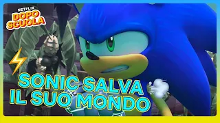 SONIC trova una SOLUZIONE 🦔 Sonic Prime | Netflix DOPOSCUOLA