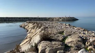 Side Halk Plajı - Antalya, Side Halk Beach - Turkey - 4K