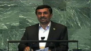 Iranian President Mahmoud Ahmadinejad Addresses United Nations General Assembly