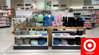 TARGET KITCHENWARE KITCHEN DINNERWARE COOKWARE PLATES POTS SHOP WITH ME SHOPPING STORE WALK THROUGH