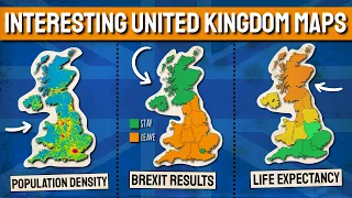Interesting UNITED KINGDOM Maps That Teach Us About The Country