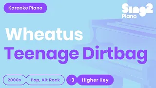 Wheatus - Teenage Dirtbag (Higher Key) Piano Karaoke