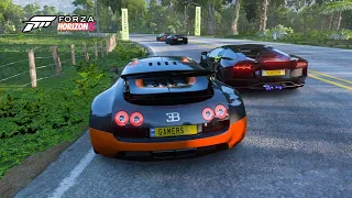 1400+ BHP Bugatti Veyron Super Sport - Forza Horizon 5 | Goliath Race Thrustmaster TX gameplay