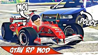 UN GAMIN DE 7 ANS VOLE LA FORMULE 1 DE SON PÈRE ! GTAV RP MOD #45