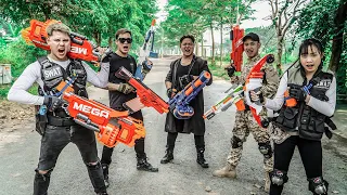 LTT Game Nerf War : Warriors SEAL X Nerf Guns Fight Mr Zero Crazy Girlfriend Sescue SWAT