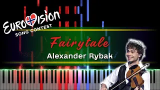 Alexander Rybak - Fairytale 🇳🇴 Norway (Eurovision 2009 Winner) [piano tutorial + sheet piano]