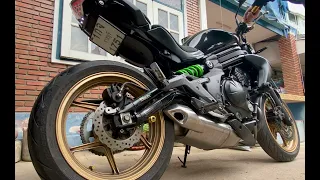 Kawasaki Er6n(2014) - Stock Exhaust Sound