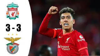 Liverpool vs Benfica 3-3  (6-4) | UEFA Champions League 2021/22 |