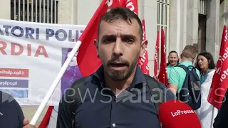 Milano, presidio lavoratori Polizia di Stato: "Grande carenza di personale"