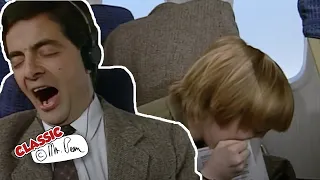 Mr Bean's In-Flight Entertainment | Mr Bean Funny Clips | Classic Mr Bean