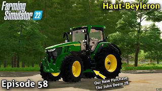 Farming Simulator 22 Timelapse - Haut-Beyleron Seasons Yr 6 Ep 58 UPGRADING OUR DEUTZ FAHR