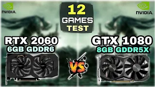 RTX 2060 vs GTX 1080 | 12 Games Tested | Which Is Powerful ?