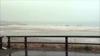 【サーフスポット】仙台新港へ到来した大津波