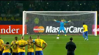 Penalty Shootout Brazil (3)1 vs 1(4) Paraguay (Copa América) 28-06-2015