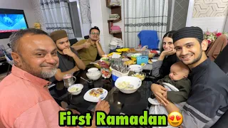 Our First Ramadan with Basil😍 | table toot gai end time pe😅