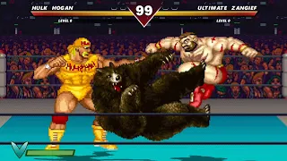 HULK HOGAN vs ZANGIEF - HIGH LEVEL INSANE EPIC FIGHT!