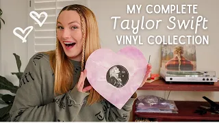 my complete Taylor Swift Vinyl Record Collection✨ plus how to care for & store your records