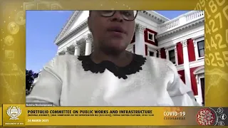 Portfolio Committee on Public Works and Infrastructure, 24 March 2021