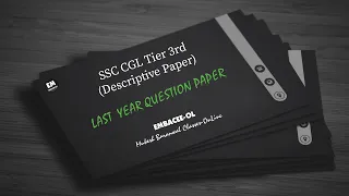 02.  SSC CGL TIER 3rd-Previous Year's Qustions
