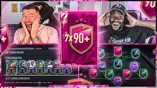 UFF 😳 7x90+ PACK SQUAD BUILDER BATTLE 🔥