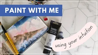 Paint With Me 🎨 Easy tip to start painting🌸 Fill your Sketchbook