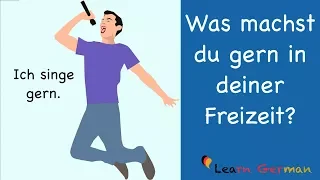 Learn German | German Speaking | Was machst du gern in deiner Freizeit? | Sprechen - A1 | A2