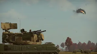 ZPRK 2S6 Tunguska power in War Thunder short film