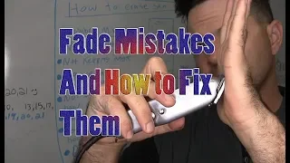 Common fade haircut fails and how to fix them!!!