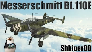Обзор World of Warplanes, Messerschmitt Bf110E (Таран)_(720p)