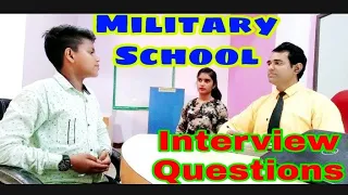 RMS interview questions in English | Military School Interview | Interview Guide