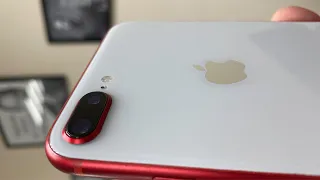 Айфон 8 Плюс - Красное и Белое (Edition)