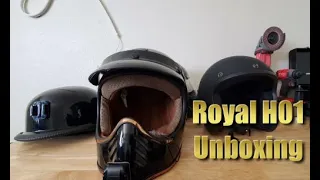 Unboxing The Royal H01 Full Face Helmet / The Best MotoVlog Helmet?!